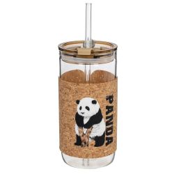 GAEM Бутылка с трубочкой, 410 мл, L7 W7 H15 см, 4в.