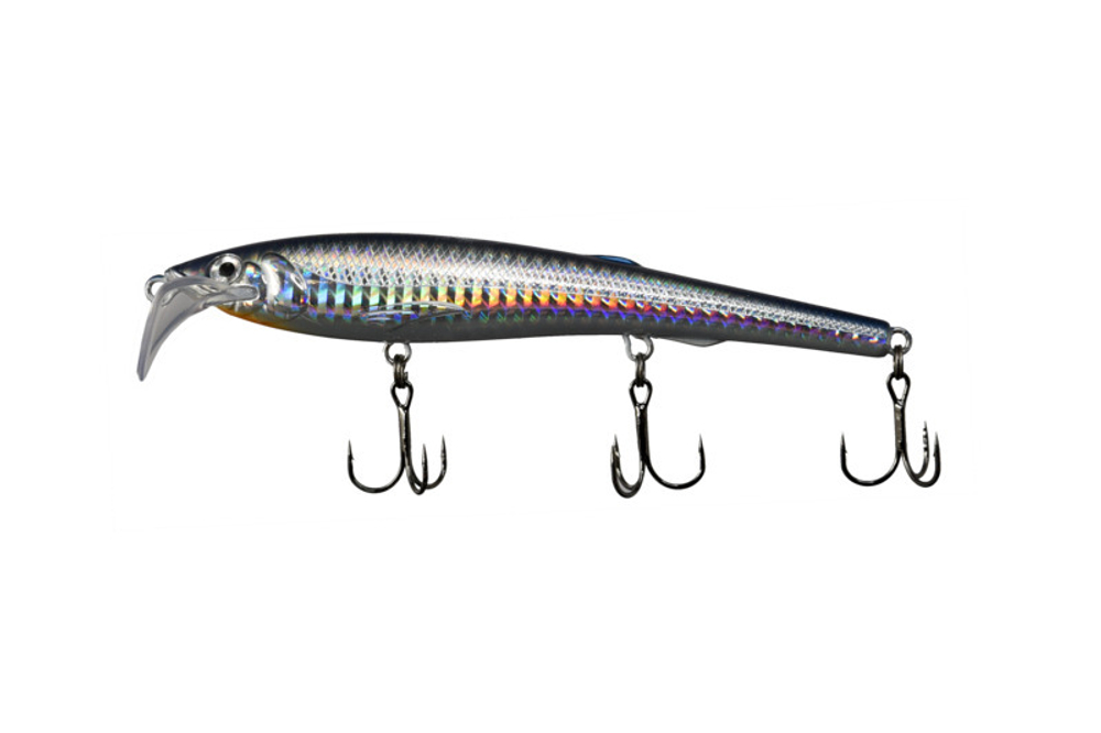 Воблер для троллинга (судак, щука, лосось) LureMax STINKA 130FDR-001 17 г., заглубление от 2,3-2,8м. Товар уцененный