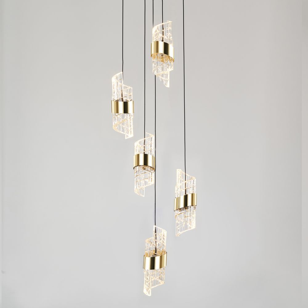 Подвесной светильник MD23001022-5A gold