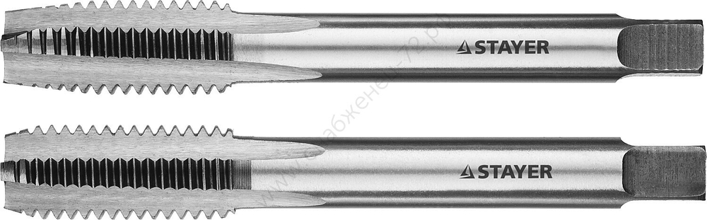 STAYER M12х1.5, 2 шт, Комплект метчиков (28025-12-1.5-H2)