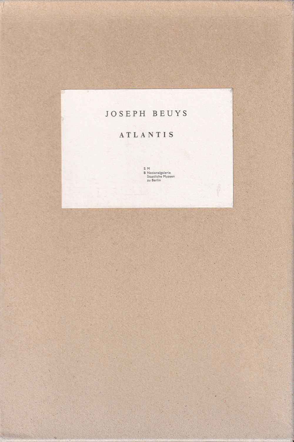 Йозеф Бойс. Атлантис. Три акции 1964-1965