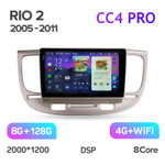 Teyes CC4 Pro 9" для KIA Rio 2 2005-2011