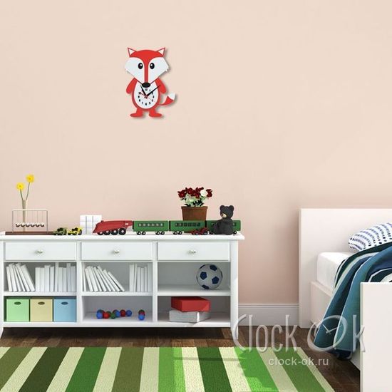 Настенные часы Лисичка