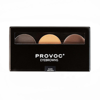 Набор теней для бровей #04 цвет Темно-коричневый Provoc EyeBrowns Brow Palette Dark Brown