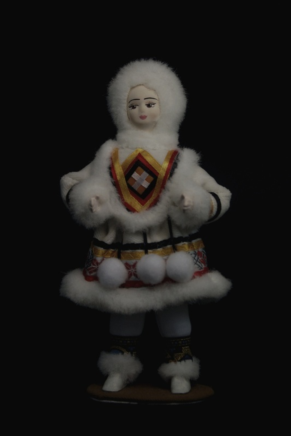 Кукла коллекционная девочка в костюме Народов Севера.