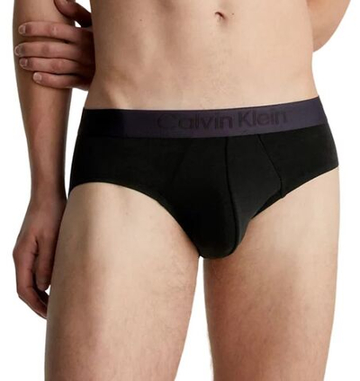 Мужские спортивные боксеры Calvin Klein Boxer Hip Brief 3P - black/black/black