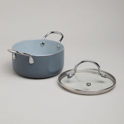 КАСТРЮЛЯ AGNESS С АНТИП. ПОКР. И СТЕКЛ. КРЫШКОЙ 950 МЛ, 14*7 СМ