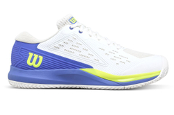 Мужские теннисные кроссовки Wilson Rush Pro Ace - white/blue/yellow