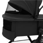 Коляска Agex Life 3 в 1 матовая рама с автокреслом i-Safe Grey ALB583 Black (Черный)