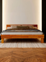 Кровать Buona Vita 160х200 из натурального дуба на ножках в стиле лофт