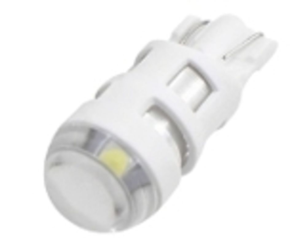 W5W 1 SMD (3030) Lens 12V 3W Белый