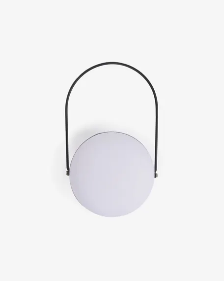 Переносная настольная лампа Tea с черной отделкой