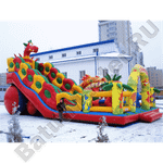 Большая и высокая горка "Саванна ПРОФИ"