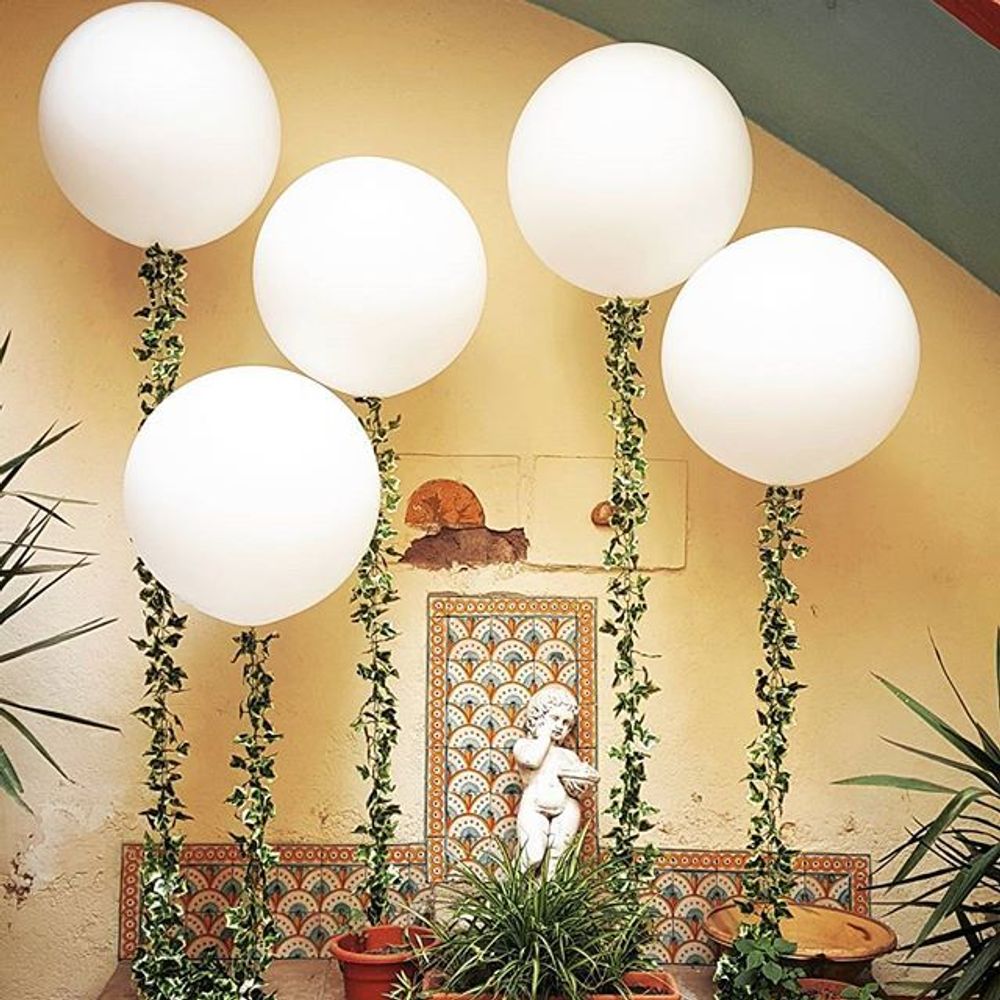 Шар (36''/91 см) Белый (005), пастель, 1 шт.