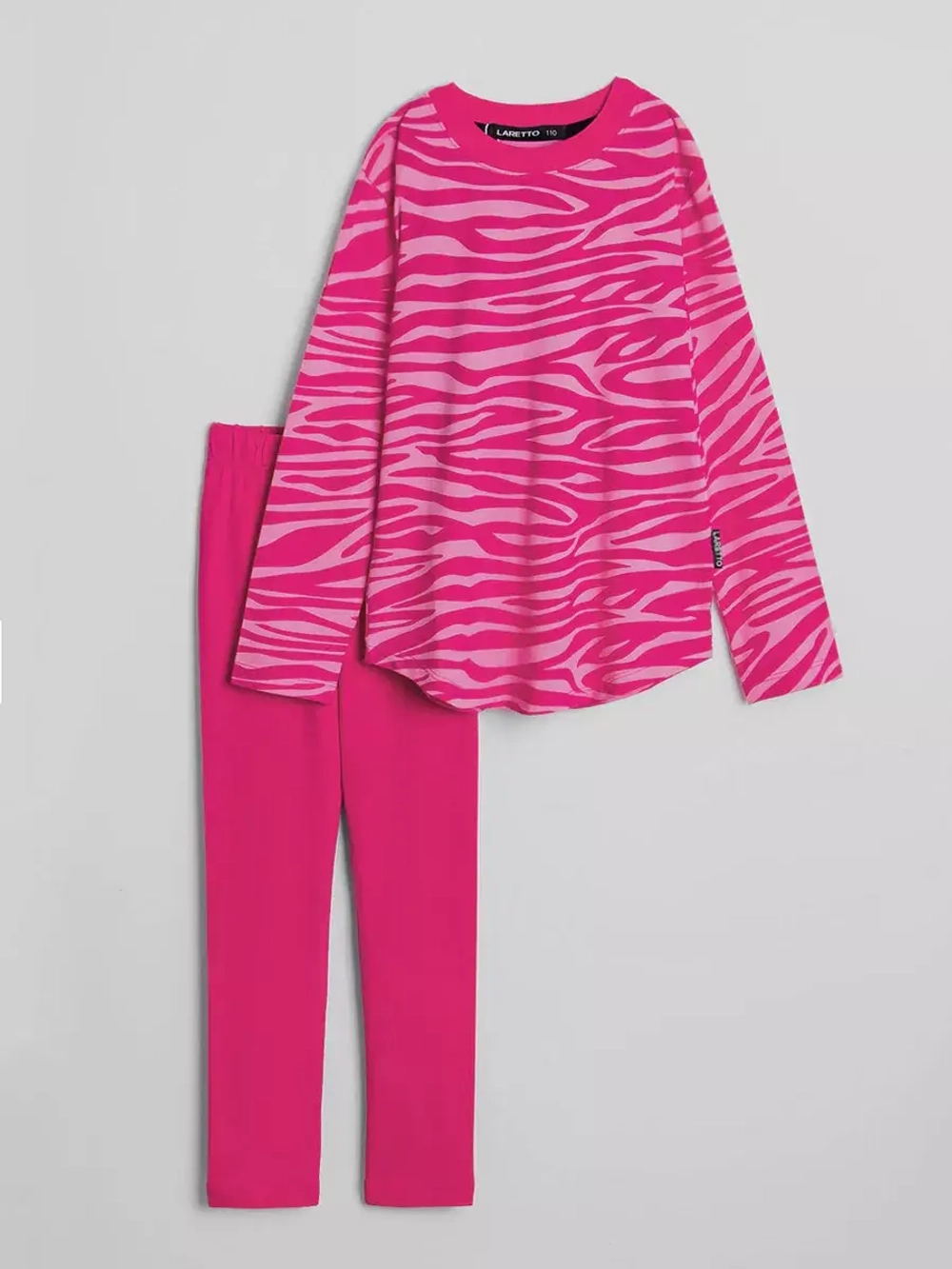 Домашний костюм для девочки с принтом