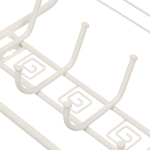 Вешалка настенная 5 крюч, с полкой 60, 60х22х26.5 см, сталь, ЗМИ, Ажур, ВСПА 202  Б, бел