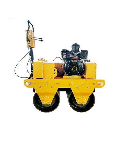 Виброкаток ручной TOR R550 двухвальцовый бензиновый - [550 кг / Honda GX270]