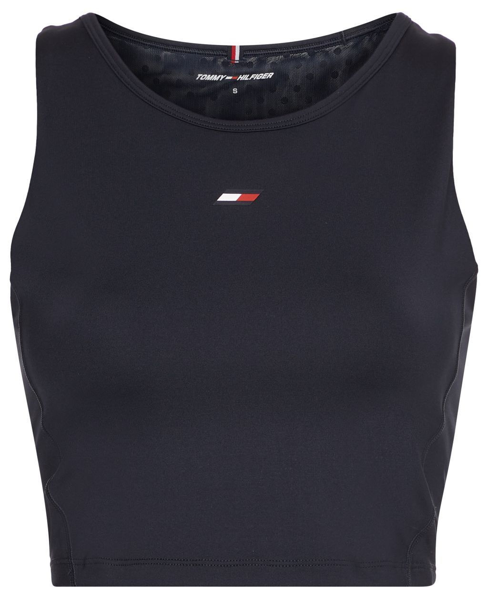 Женский топ теннисный Tommy Hilfiger Slim 2in1 Polka Dot Tank Top - Бирюзовый