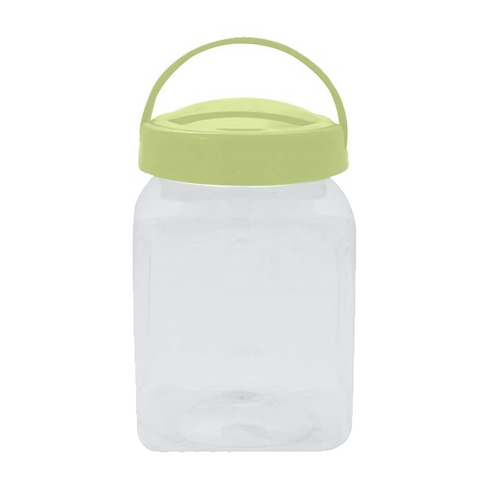 Емкость для хранения "Verona" квадратная 2,0л ПЭТ (салатовый)