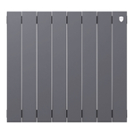 Радиатор биметаллический Royal Thermo PianoForte 500 Silver Satin 8 секций