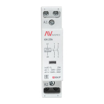 Контактор модульный КМ 25А 2NO 230В АС (1 мод.) AVERES EKF