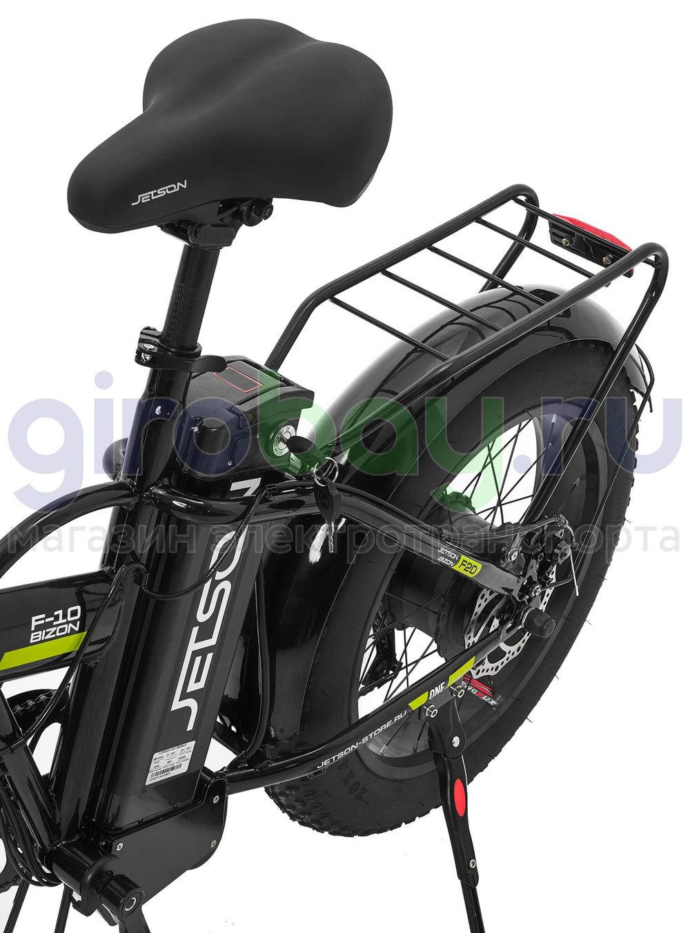 Электровелосипед Jetson F20 BIZON MAX (48V/25Ah) - Чёрный фото №18
