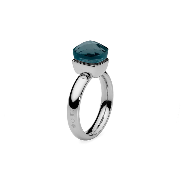Кольцо Qudo Firenze London Blue 17.2 мм 610110 BL/S размер 17,2