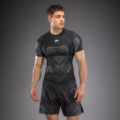 Рашгард Venum Midnight Fury SS Black/Grey/Silver