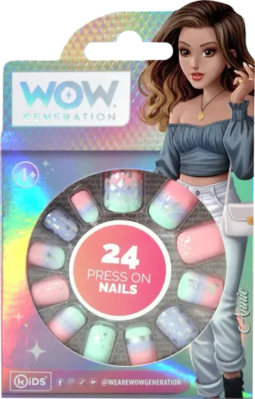 Накладные ногти 24 шт WOW Generation для девочки