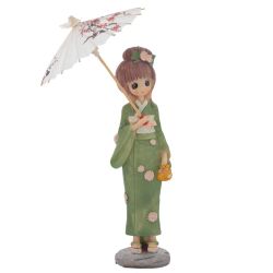 GAEM Фигурка декоративная "Гейша", L15 W15 H30 см, 2в.