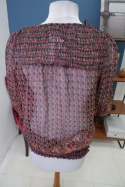 Блуза на резинке 46 размер