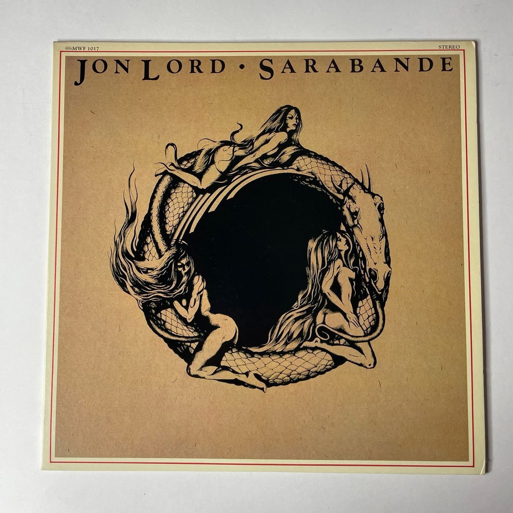 Винтажная виниловая пластинка LP Jon Lord Sarabande (Japan 1977) (No Obi)