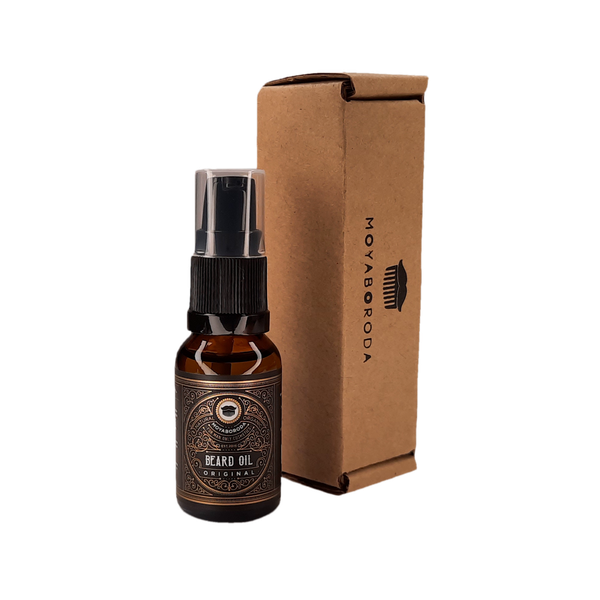 Масло для бороды и усов MOYABORODA "ORIGINAL" ("Ориджинал", органик, без аромата) (15мл.)