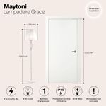 Напольный светильник (торшер) Maytoni ARM247-11-G