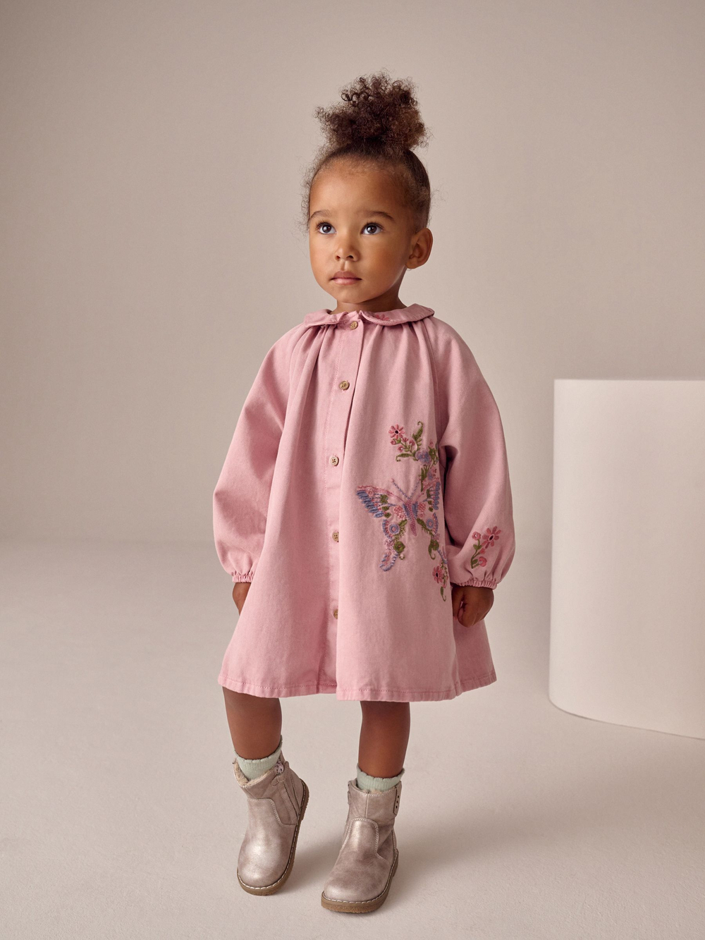 Платье для девочки Next F69-760, Розовый