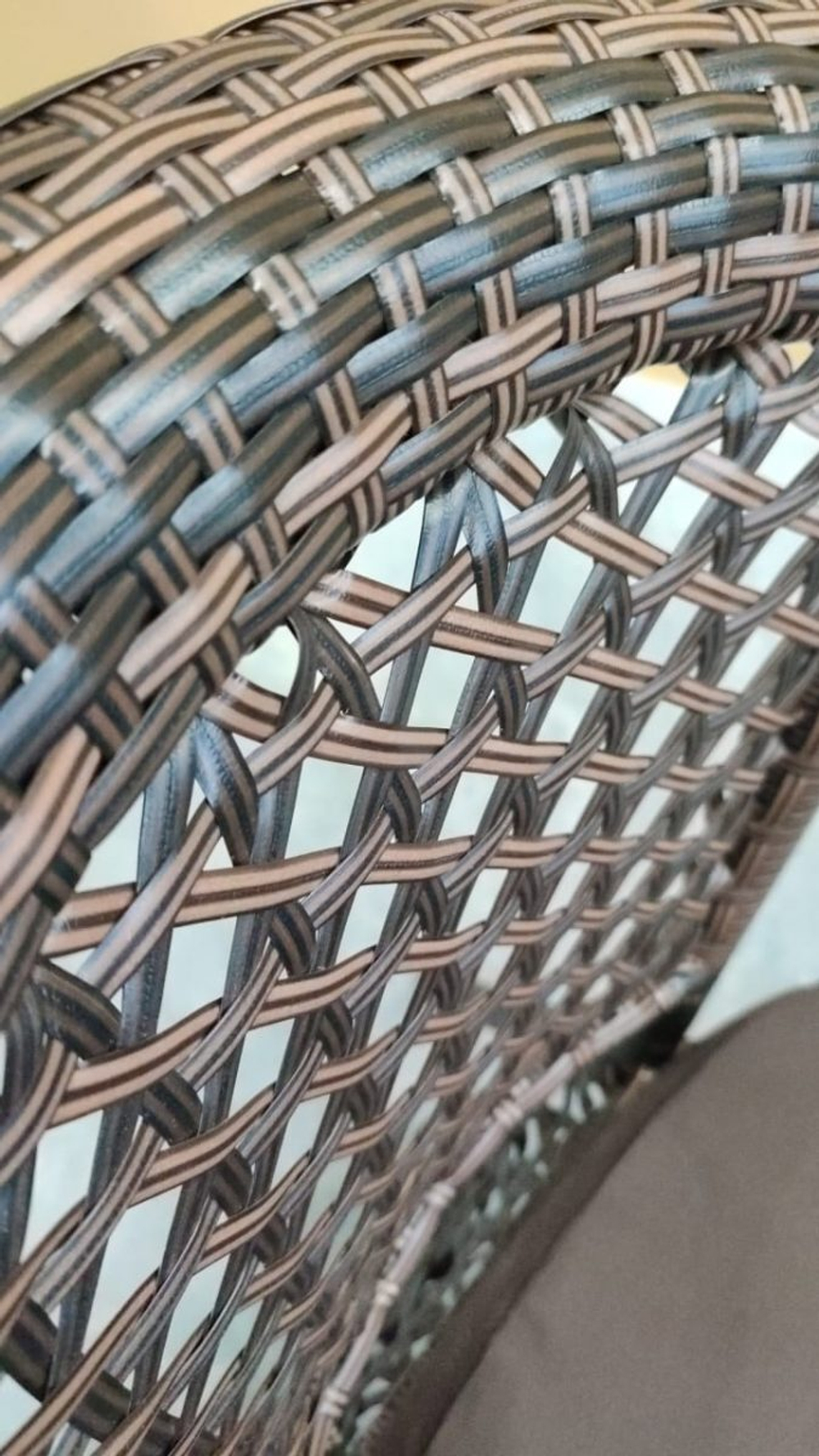 Комплект мебели стол Венеция + 2 кресла Руардин из искусственного ротанга Dark brown