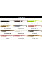 Приманка силиконовая Keitech Swing Bait 2.8", цвет #373S Smoke FLK., 3 упаковки по 8 штук