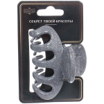 Заколка - краб для волос «AKS - MANTANA», микс 6 цветов, классика, 7*3см