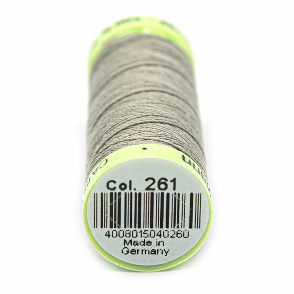 Нитки отделочные Gutermann Top Stitch 30 (30 метров), 5 кат. | 261 галечно-серый