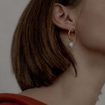 Серьги Union асимметричные, позолота