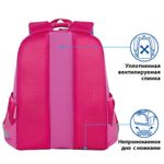 Ранец ПИФАГОР EVA BASIC, 1 отделение, "Happy girl", 39х30х16 см, 229938