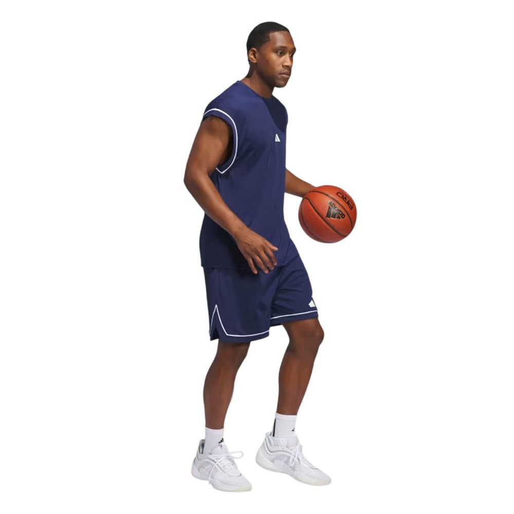Баскетбольная футболка adidas Basketball All-World Sleeveless Tank Navy Blue