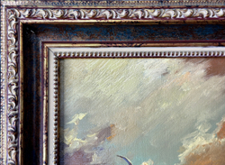 Беляев В. В. Над морем. Холст, масло. Россия, 2021 г.