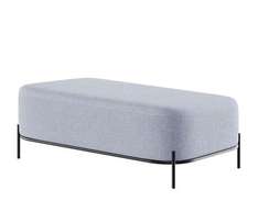 Джайв Диван двухместный без спинки JVE-4 Clarins 972/Металл Черный 1250*720*480