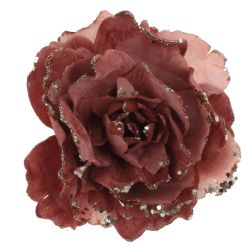 GAEM Цветок искусственный "Роза" (на клипсе), L15 W15 H13 см