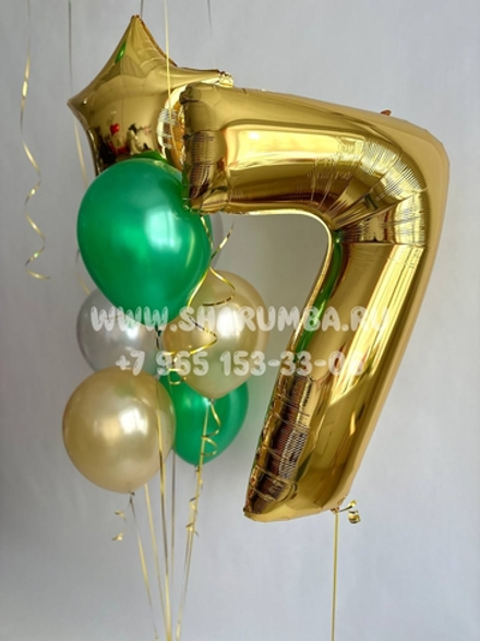 Набор "Зеленый в золоте"