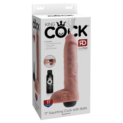 Фаллоимитатор с функцией семяизвержения King Cock 11