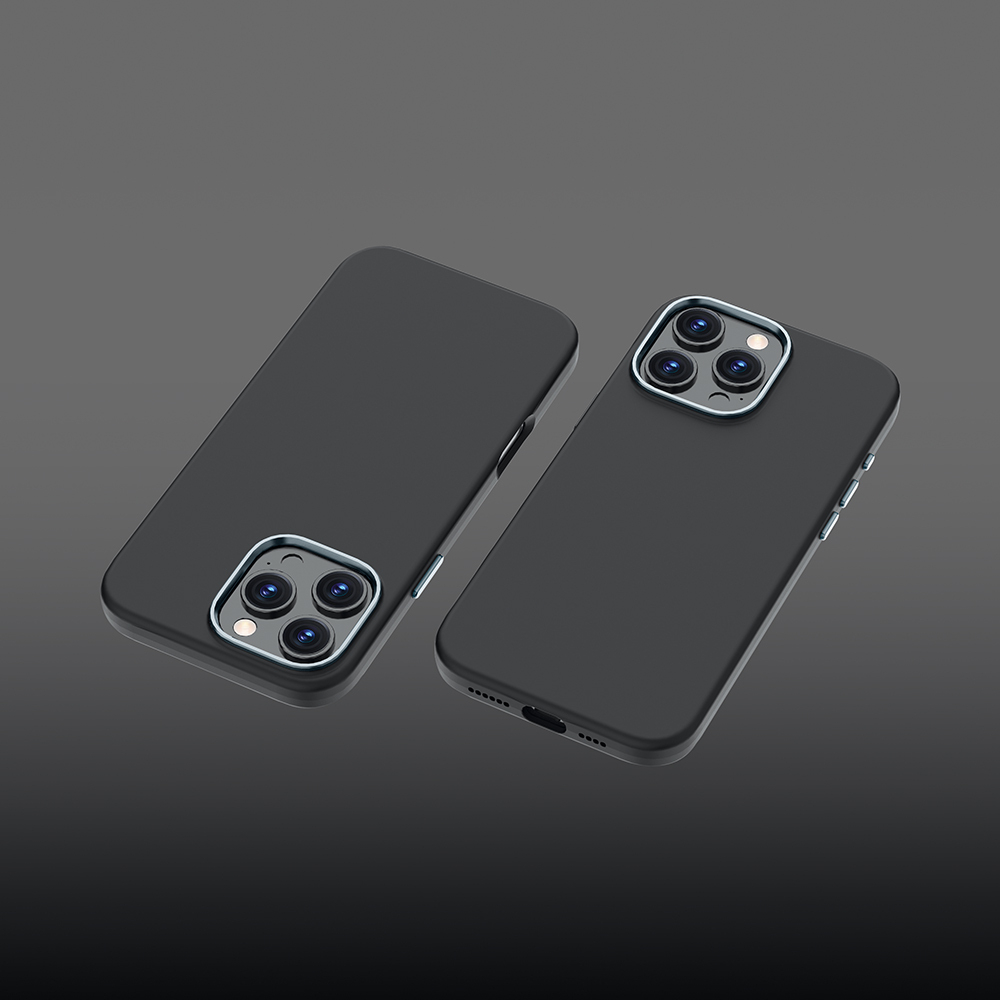 Чехол Liquid Silicone Pro Magsafe для Apple iPhone 16 Pro, черный