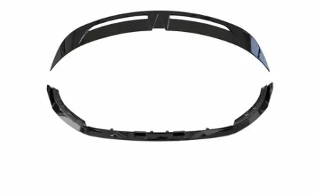 Карбоновый спойлер и губа бампера для Tesla Model Y РЕСТАЙЛИНГ 2025+ Тесла аэродинамический обвес