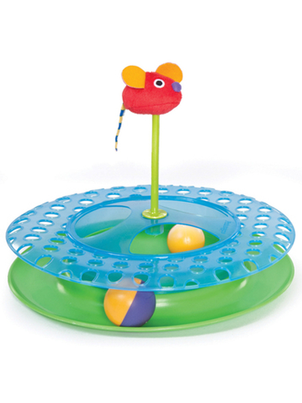 Petstages игрушка для кошек Трек "2 мячика II"